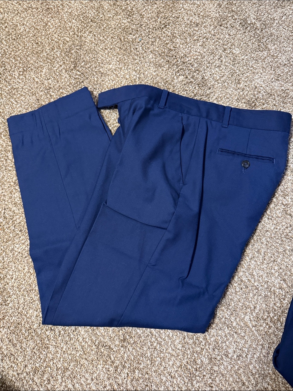 Calvin Klein Boys Navy Dress Pants